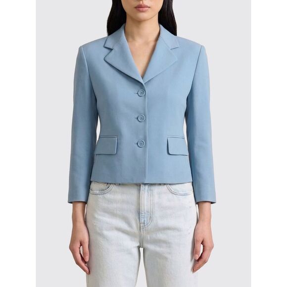 ERMANNO SCERVINO Jackets & Blazers - Ermanno Scervino Jacket Woman Gnawed Blue